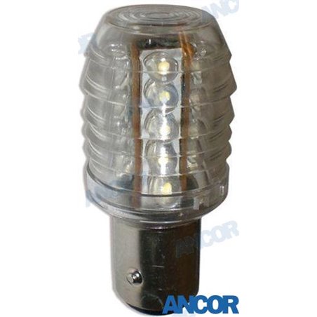 BOMBILLA LED 240º 2P.BA15S 12V-400MA