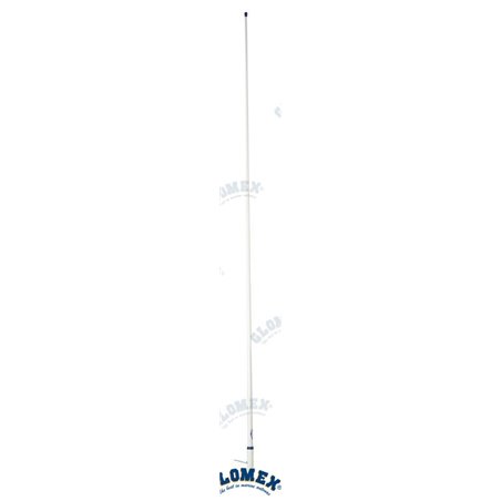ANTENA VHF  - 2,4 M - FIBRA  ROSCA PVC.