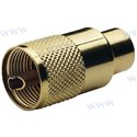 CONECTOR PL259 GOLD PARA RG213
