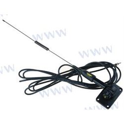 ANTENA FM NEGRA 530mm VARILLA