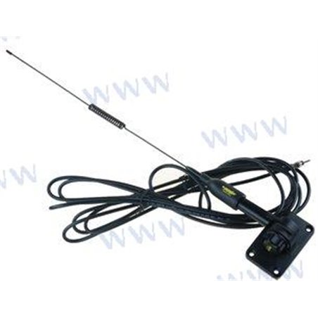 ANTENA FM NEGRA 530mm VARILLA