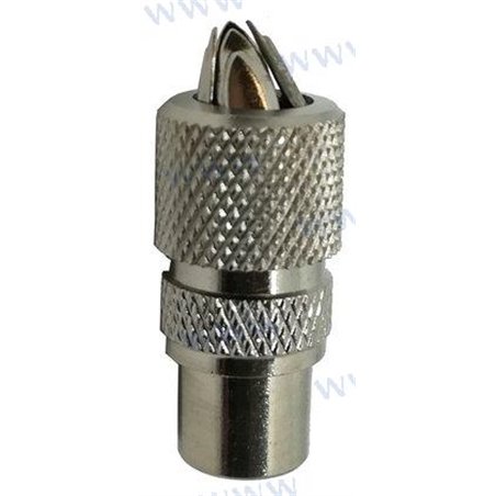 CONECTOR MACHO PARA CABLE TV-IEC 9,5MM