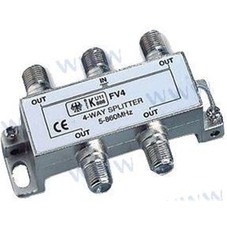 V9147 - 4 WAY SPLITTER  PARA V9112 - V91