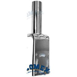 SOPORTE MASTIL EN INOXIDABLE EN "L" - AL