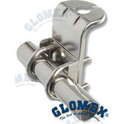 SOPORTE INOX PARA CANDELERO CON ABRAZADE