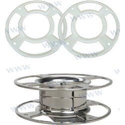 BASE AJUSTABLE 0/5, INOX. PARA ANTENAS T