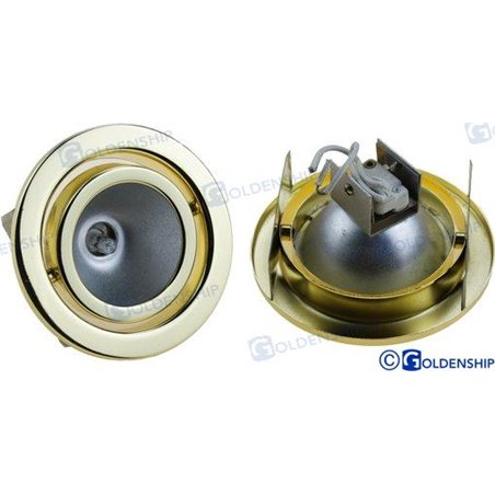 PLAFON EMP. DORADO HALOGENO