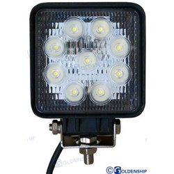 FOCO LED DE CUBIERTA 27 W NEGRO