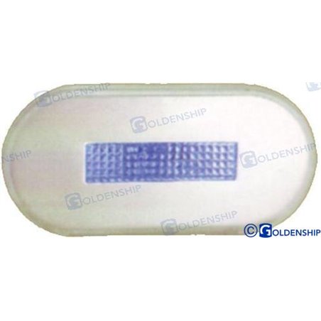 LUZ INTERIOR/EXTERIOR OVALADA LED AZUL