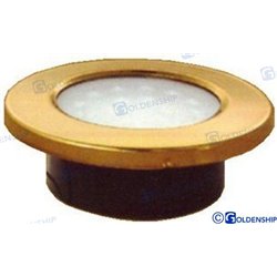 LUZ INTERIOR/EXTERIOR REDONDA DOR 4" LED