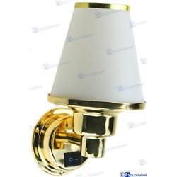 APLIQUE LATON PULIDO HALOGENO 12V 10W