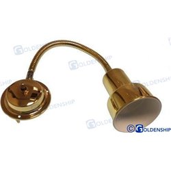 APLIQUE FLEXIBLE LATON PULIDO 12V 10W HA