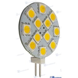 BOMBILLA G4  HORIZONTAL  15LED 3W 12/30V