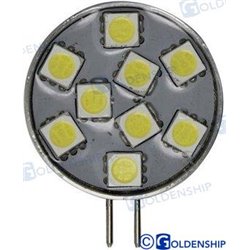BOMBILLA G4 HORIZONTAL 9LED 1,8W 10/30V
