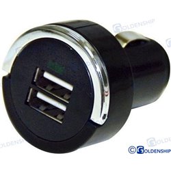 BASE 12/24 V 2 USB CARGADOR 5V 3.4A