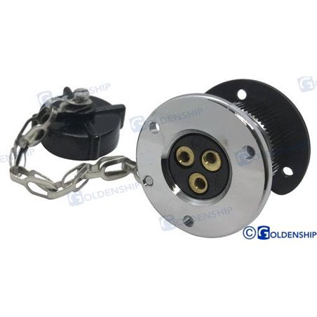 ENCHUFE ESTANCO 3 AMP. 3 POLOS