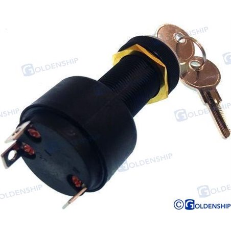 LLAVE ARRANQUE 3T-3POS W/CAP