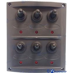 PANEL 6 INTERRUPTORES C/LUZ