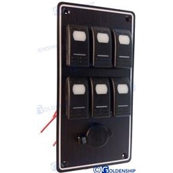 PANEL 3+3 INTERRUPTORES