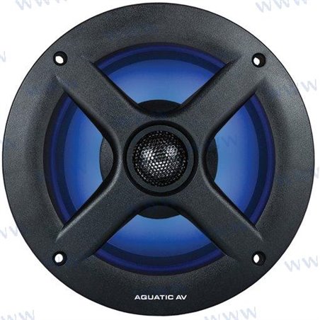 ALTAVOCES AQUATIC PRO SERIE NEGRO LED