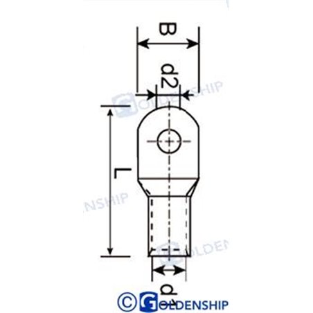 TERMINAL CABLE ROJO (25)