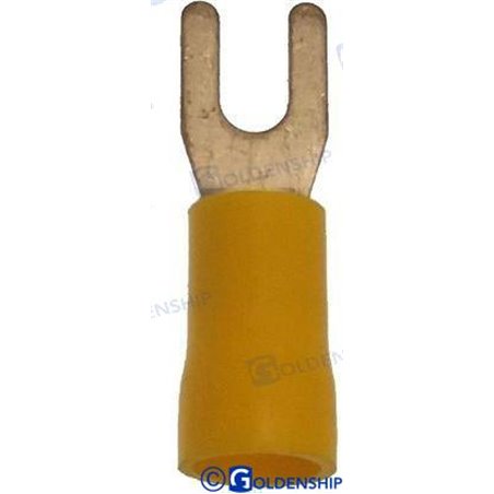 TERMINAL CABLE OJAL ABIERTO/AMARILLO(25)