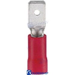 TERMINAL FASTON MACHO ROJO (25)