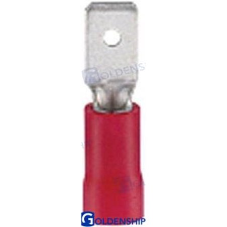 TERMINAL FASTON MACHO ROJO (25)