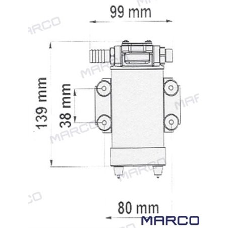 BOMBA ACEITE UP-3   24V.