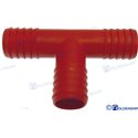 EMPALME "T" 20 MM ROJO