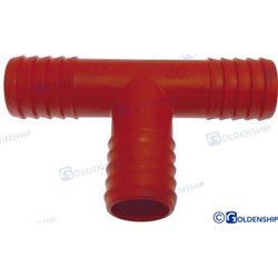 EMPALME "T" 20 MM ROJO