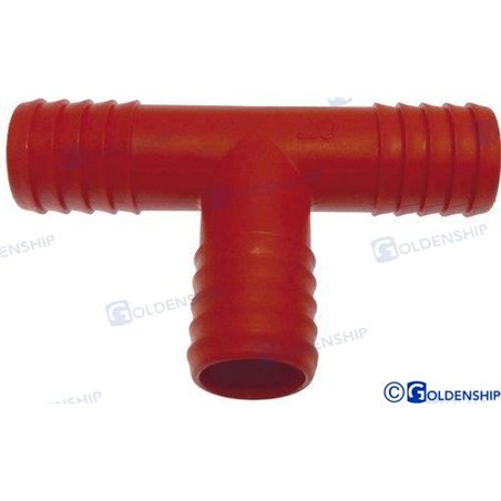 EMPALME "T" 20 MM ROJO