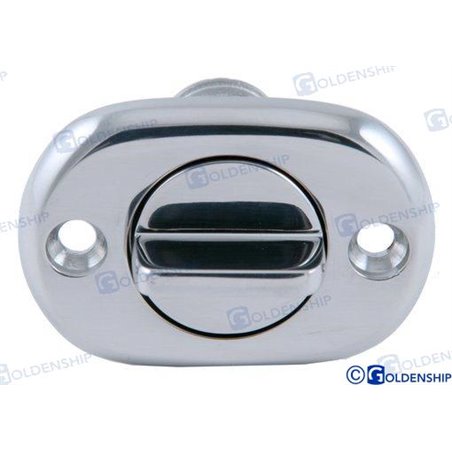 DESAGÜE C/TAPON OVAL INOX 54 MM.