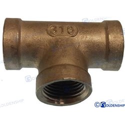 CONEXION "T" HEMBRA  INOX  1-1/4