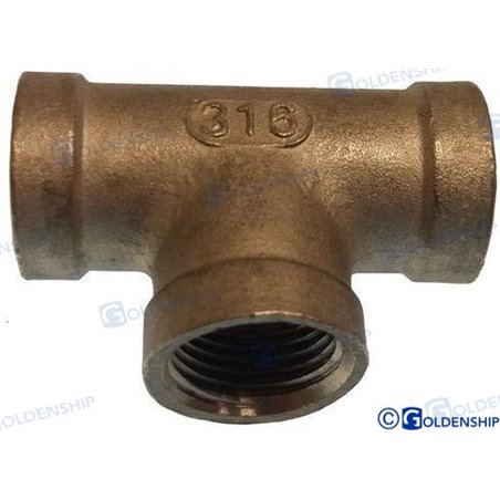 CONEXION "T" HEMBRA  INOX   2"