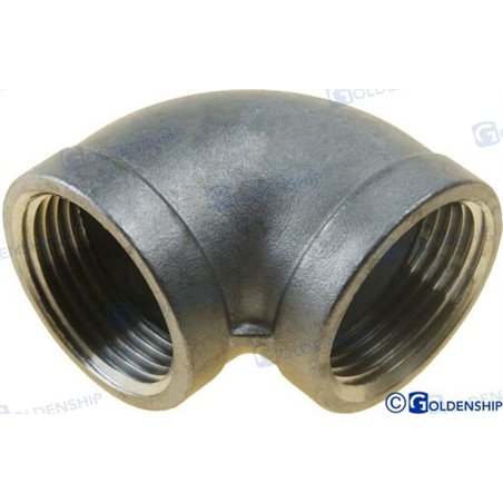 CODO 90º H-H  INOX    1"