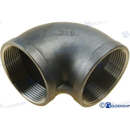 CODO 90º H-H  INOX    2"