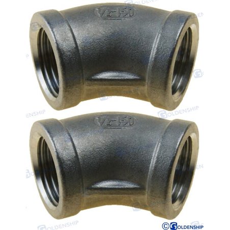 CODO  45º H-H  INOX  1/2 (2)