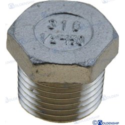 TAPON MACHO  INOX    1"