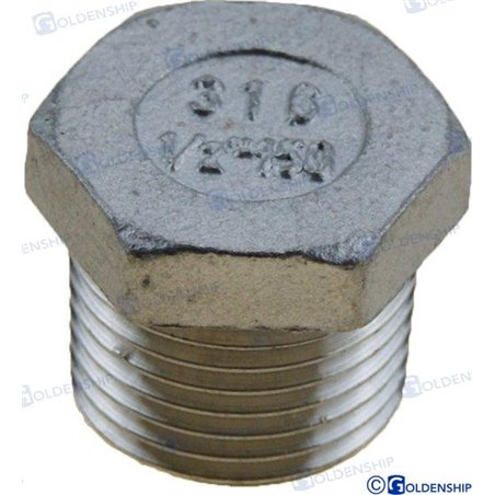 TAPON MACHO  INOX    1&quot;