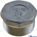 TAPON MACHO  INOX   1-1/4