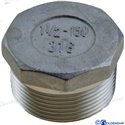 TAPON MACHO  INOX   1-1/2