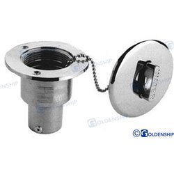 TOMA CUBIERTA "WATER" 38MM LAT.CROMADO