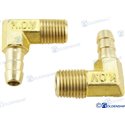 RACOR 90º NPT 1/4 X 5/16"  (PACK DE 2)