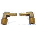 RACOR 90º NPT 1/4 X 1/4"  (PACK DE 2)
