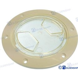 TAPA REGISTRO 127MM TRANSPARENTE