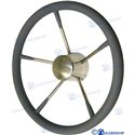 RUEDA TIMON 400MM. FORRADA