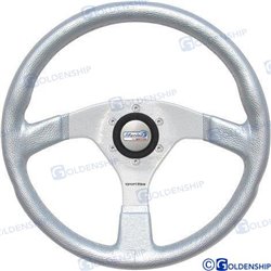 VOLANTE MARINA 350MM PLATA