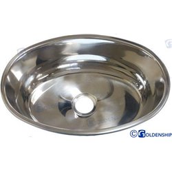 FREGADERO OVAL C/DESAGÜE - EXT. 265X390