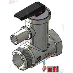 VALVULA SEGURIDAD NEGRA - 1/2" - tar. 6